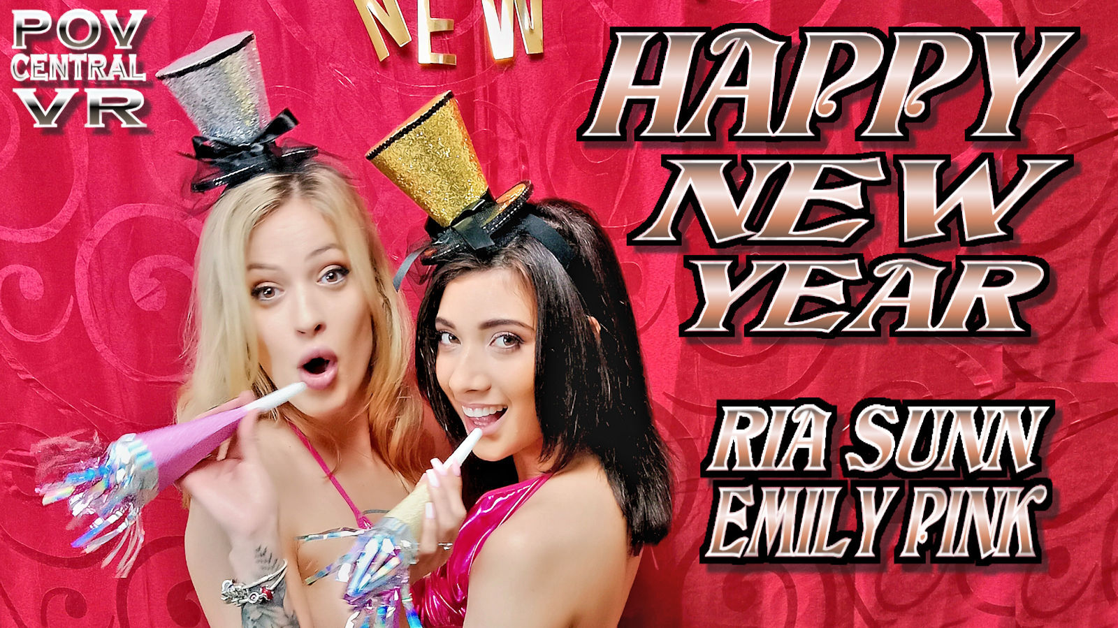 Ria Sunn And Emily Pink Happy New Year Emily Pink VR Porn POVR