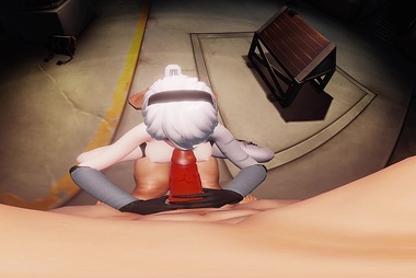 Lewd Fraggy VR - 2B Gets The Double Treatment