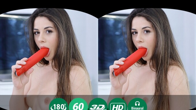 Hot Babe Tests a New Sex Toy