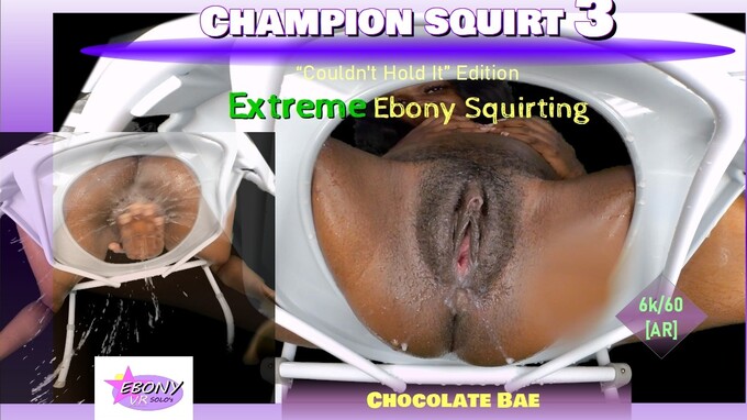 Champion Squirt Vol. 3 - Extreme Ebony Squirting