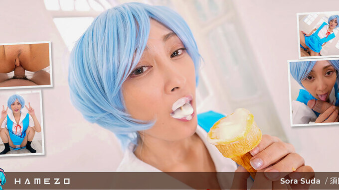 Sora Suda Gets Messy In Multiple Ways