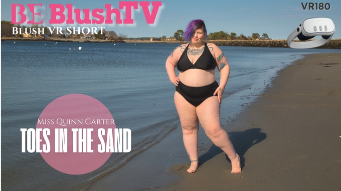 BlushTV - Quinn Carter Toes in the Sand