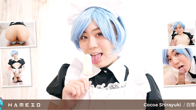 Cute Slutty Maid Cocoa Shirayuki Is So Happy To Be Bread